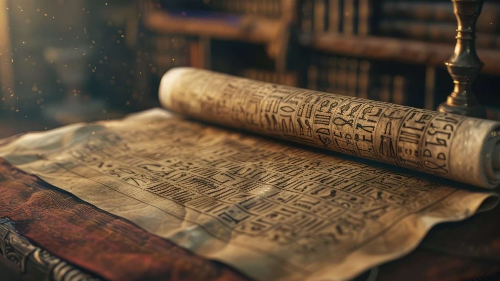 view-ancient-paper-scroll-writing-documenting